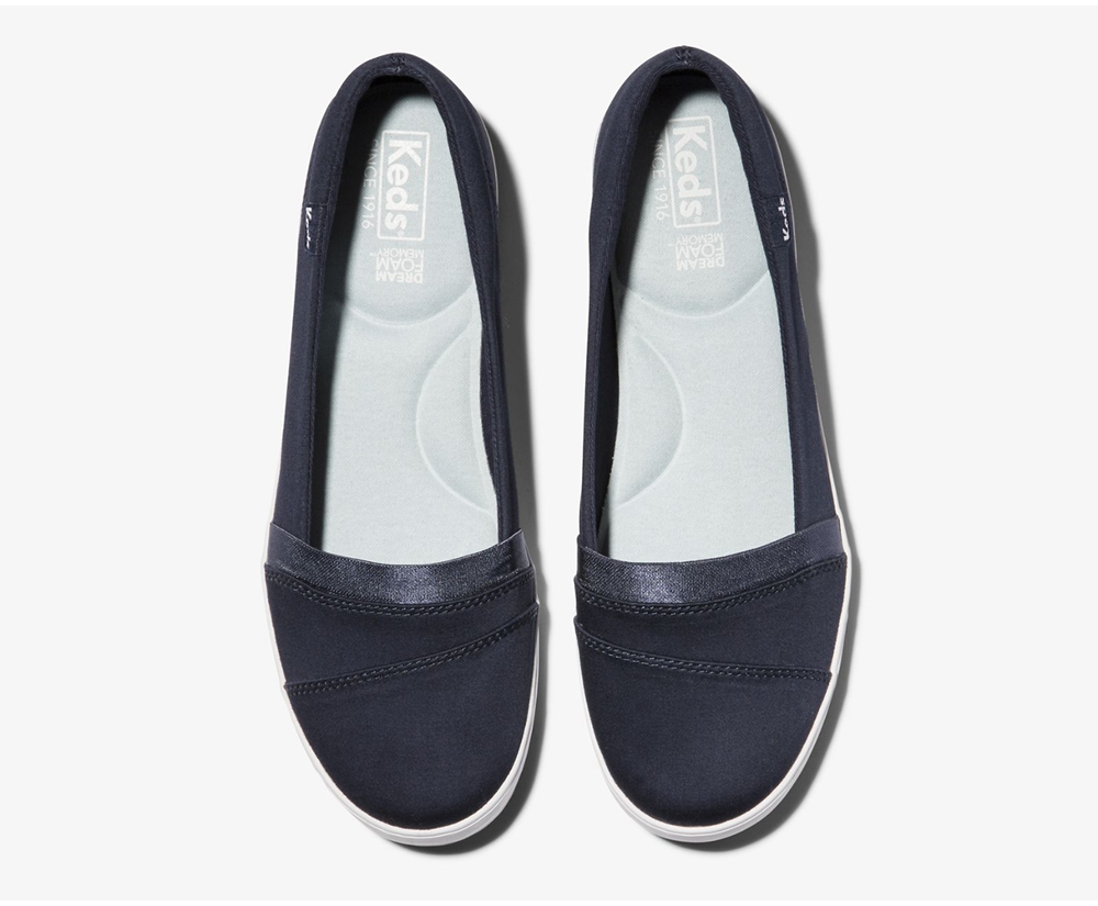 Slip Ons Keds Mujer Azul Marino - Carmel - 341-YVKJEB